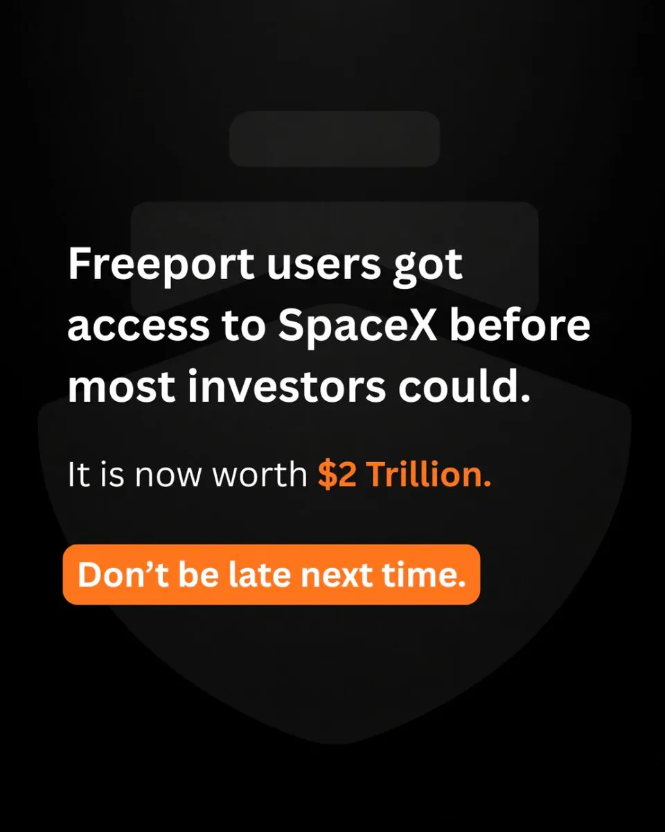 An ad Freeport Markets is running