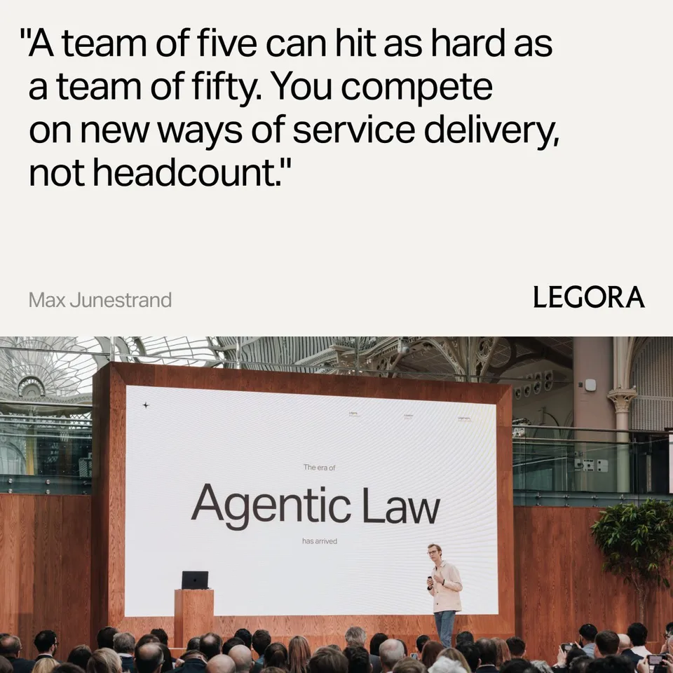 An ad Legora is running