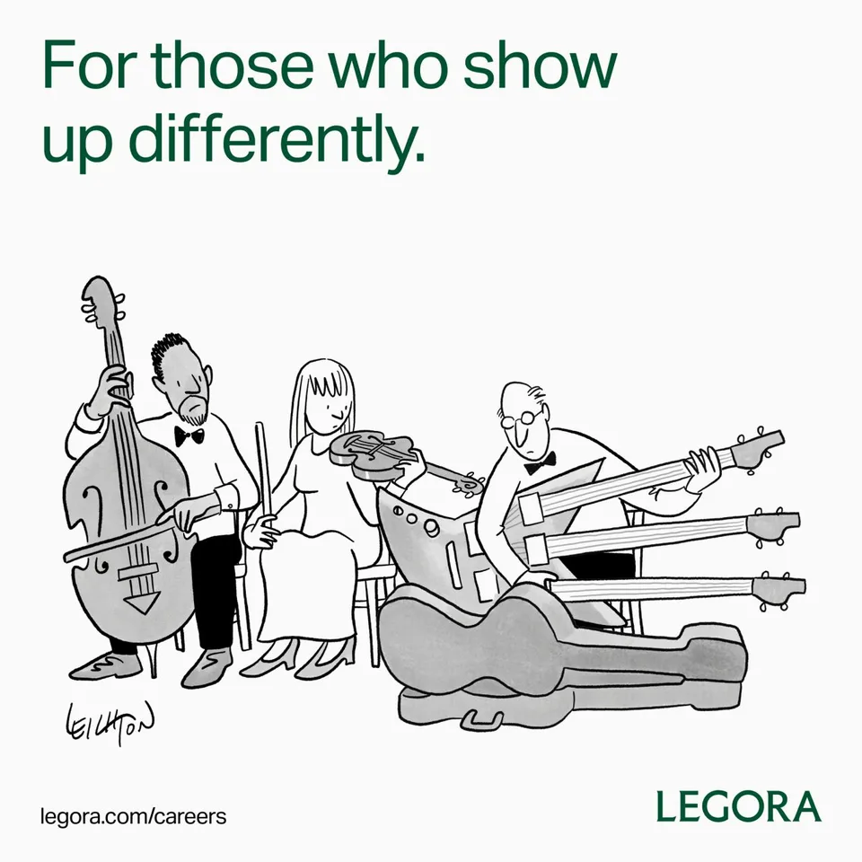 An ad Legora is running