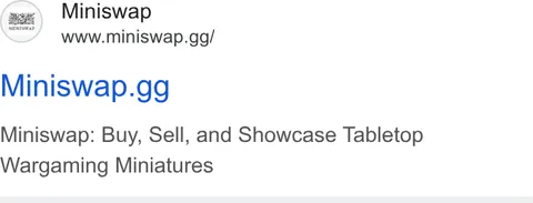 An ad Miniswap is running