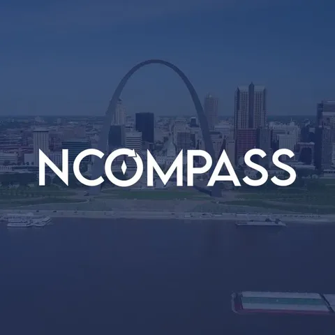 An ad nCompass is running