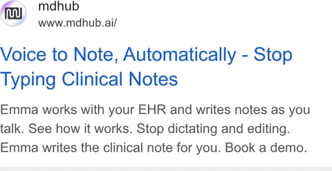 An ad mdhub is running
