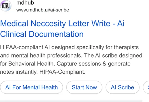 An ad mdhub is running