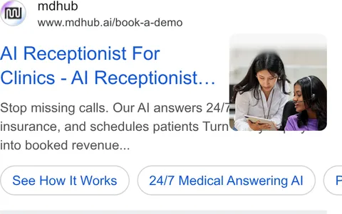 An ad mdhub is running