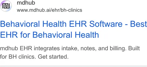 An ad mdhub is running