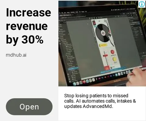 An ad mdhub is running