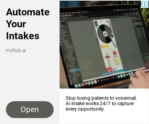 An ad mdhub is running