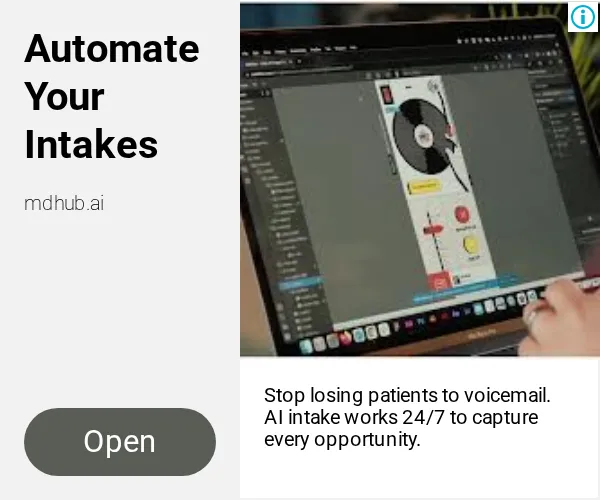 An ad mdhub is running