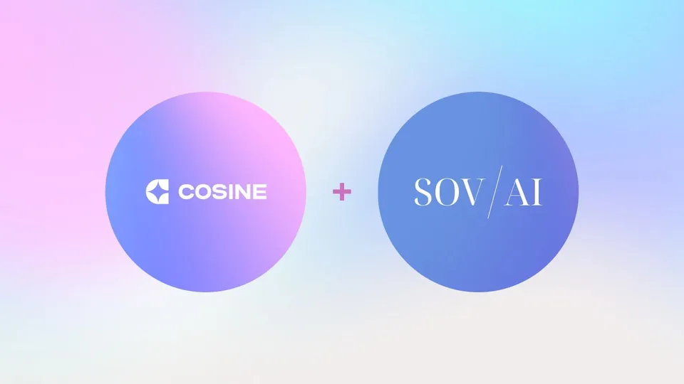 An ad Cosine is running