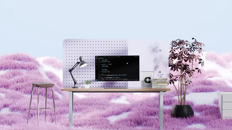 An ad Cosine is running
