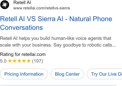 An ad Retellai is running