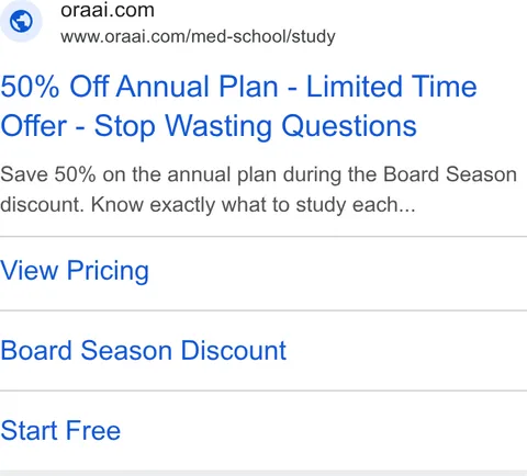 An ad Ora AI is running