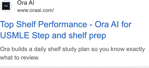 An ad Ora AI is running