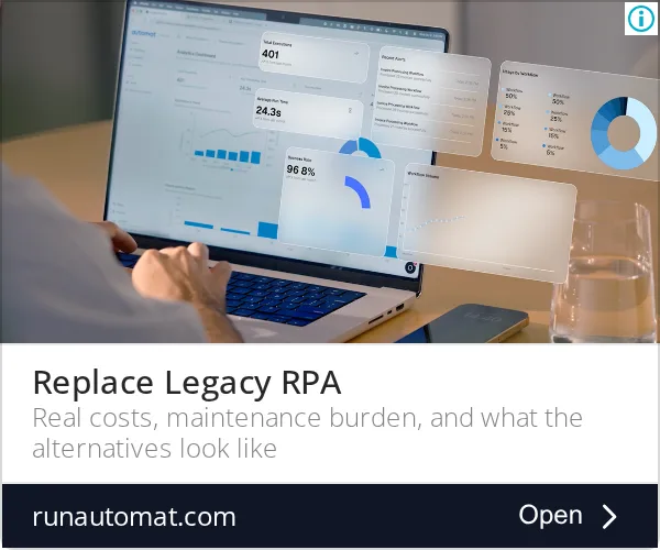 An ad Runautomat is running