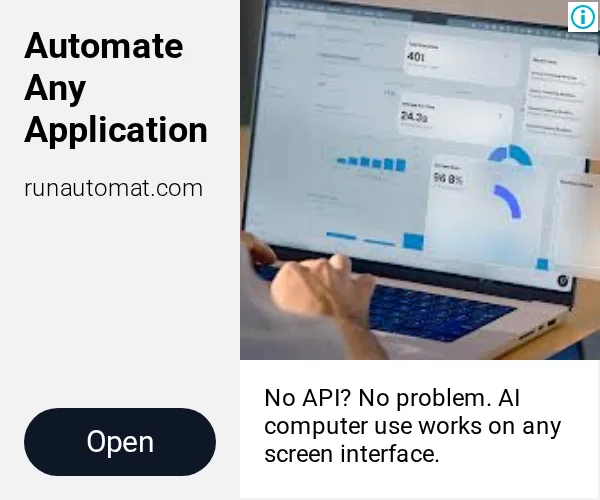 An ad Runautomat is running
