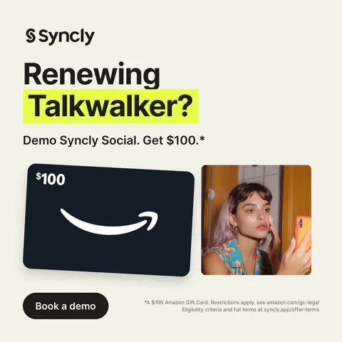 An ad Syncly is running