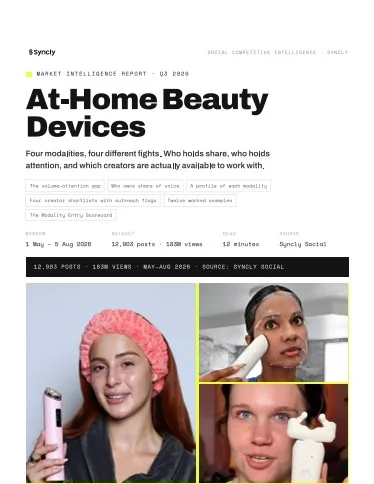 An ad Syncly is running
