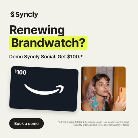 An ad Syncly is running