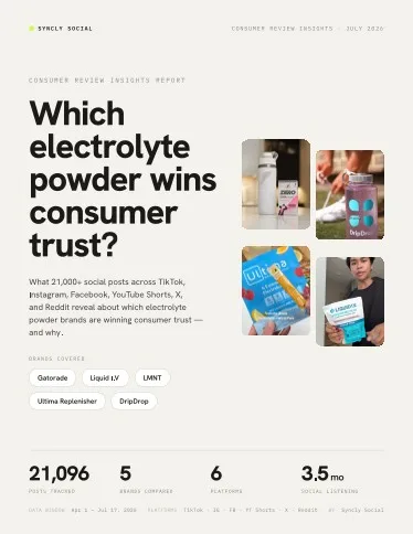 An ad Syncly is running