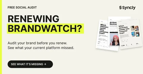 An ad Syncly is running