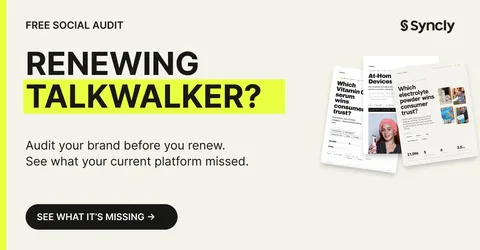 An ad Syncly is running