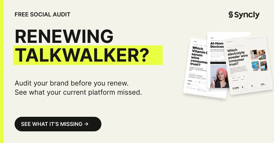 An ad Syncly is running