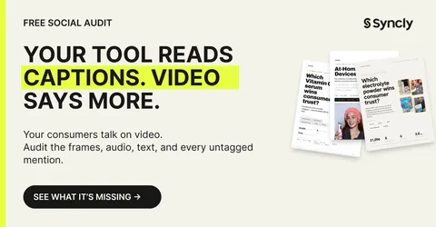 An ad Syncly is running