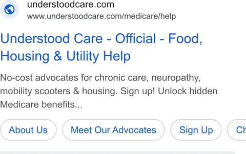 An ad Understood Care is running
