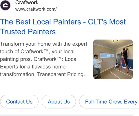 An ad Craftwork is running