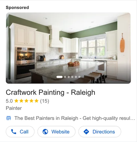 An ad Craftwork is running