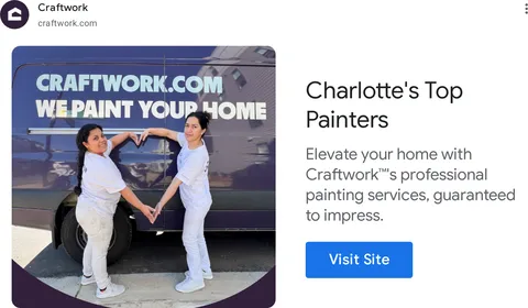 An ad Craftwork is running