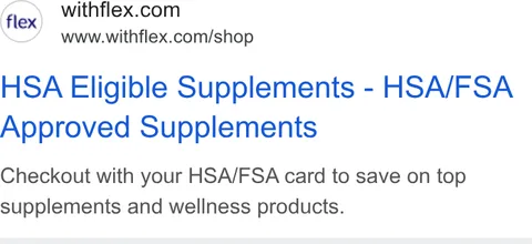 An ad Flex is running