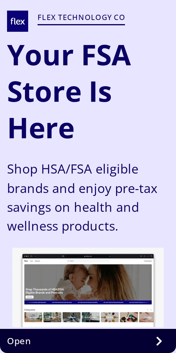 An ad Flex is running