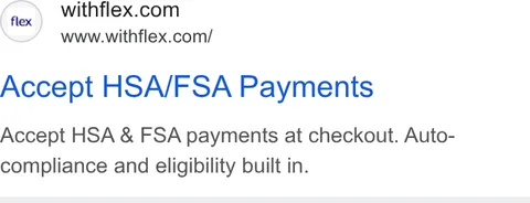 An ad Flex is running