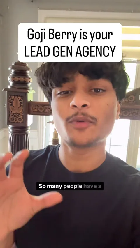 An ad Gojiberry AI is running