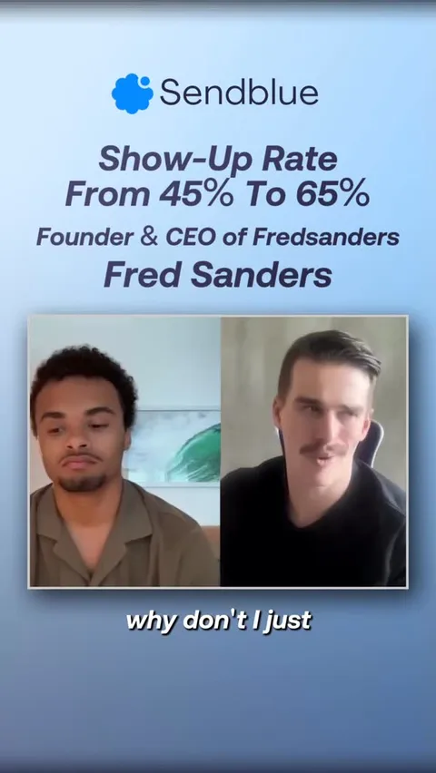 An ad Sendblue is running