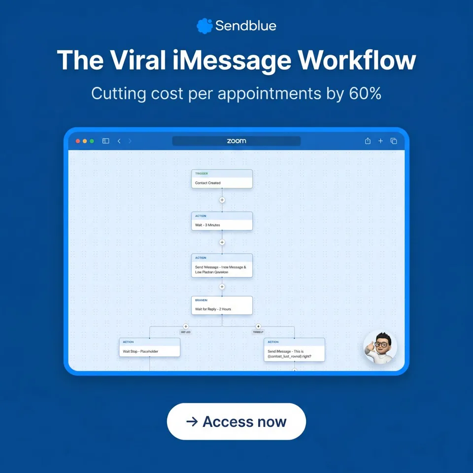 An ad Sendblue is running