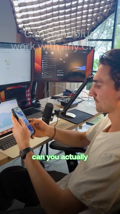 An ad Sendblue is running
