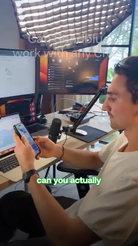 An ad Sendblue is running