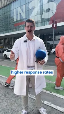 An ad Sendblue is running