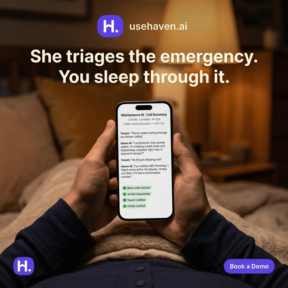 An ad Haven AI is running