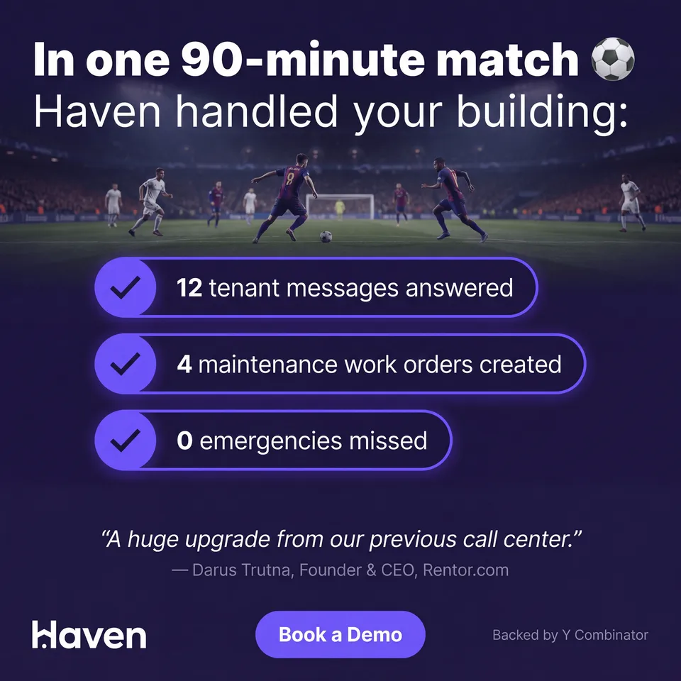 An ad Haven AI is running