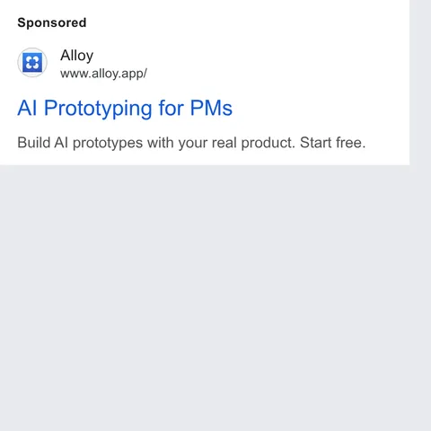 An ad Alloy is running