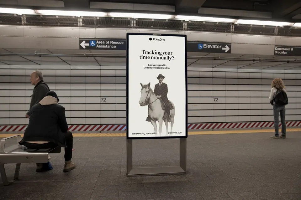 An ad PointOne is running