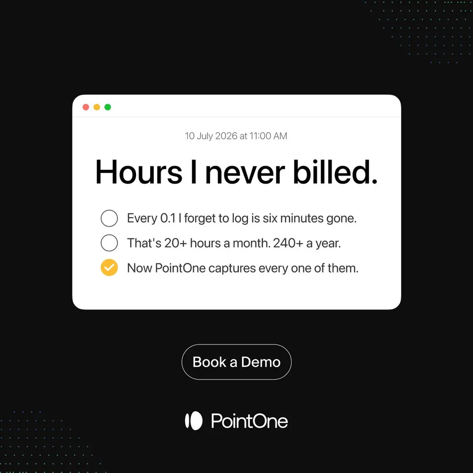 An ad PointOne is running