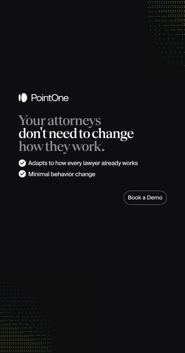 An ad PointOne is running
