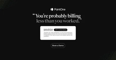 An ad PointOne is running