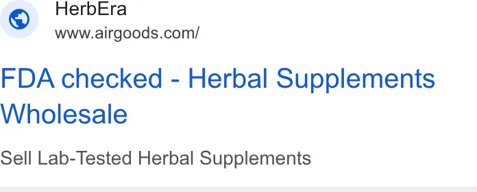 An ad Airgoods is running