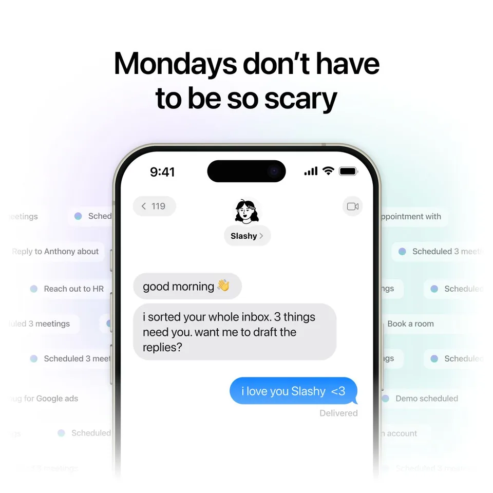 An ad Slashy is running