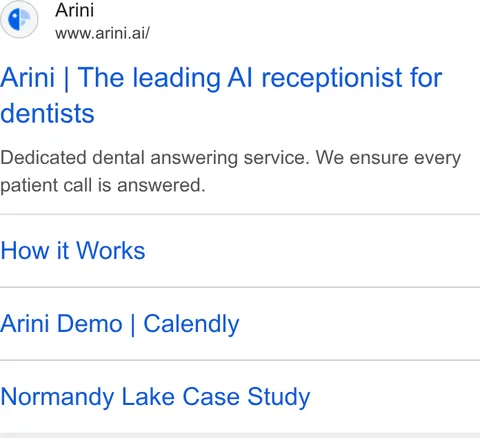An ad Arini is running